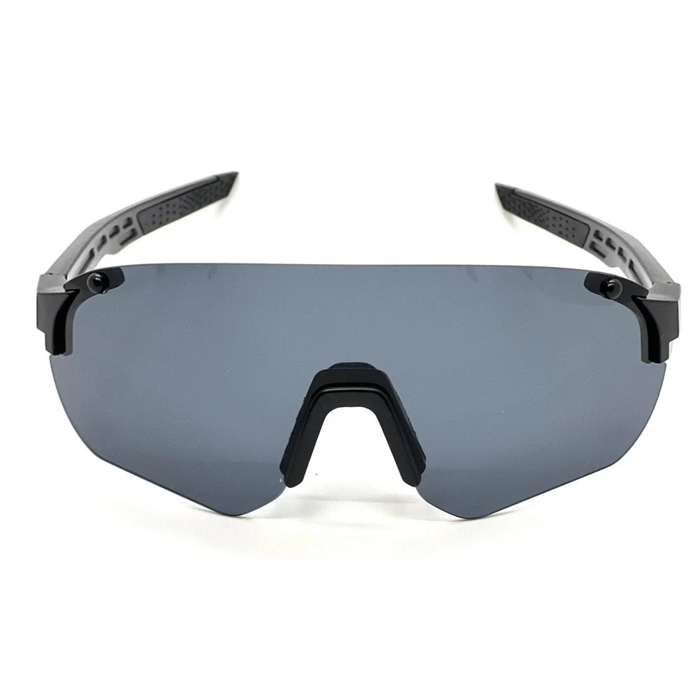 Shield Sunglasses Women Glasses Windproof UV Protection Dark Black Lens Gafas‎